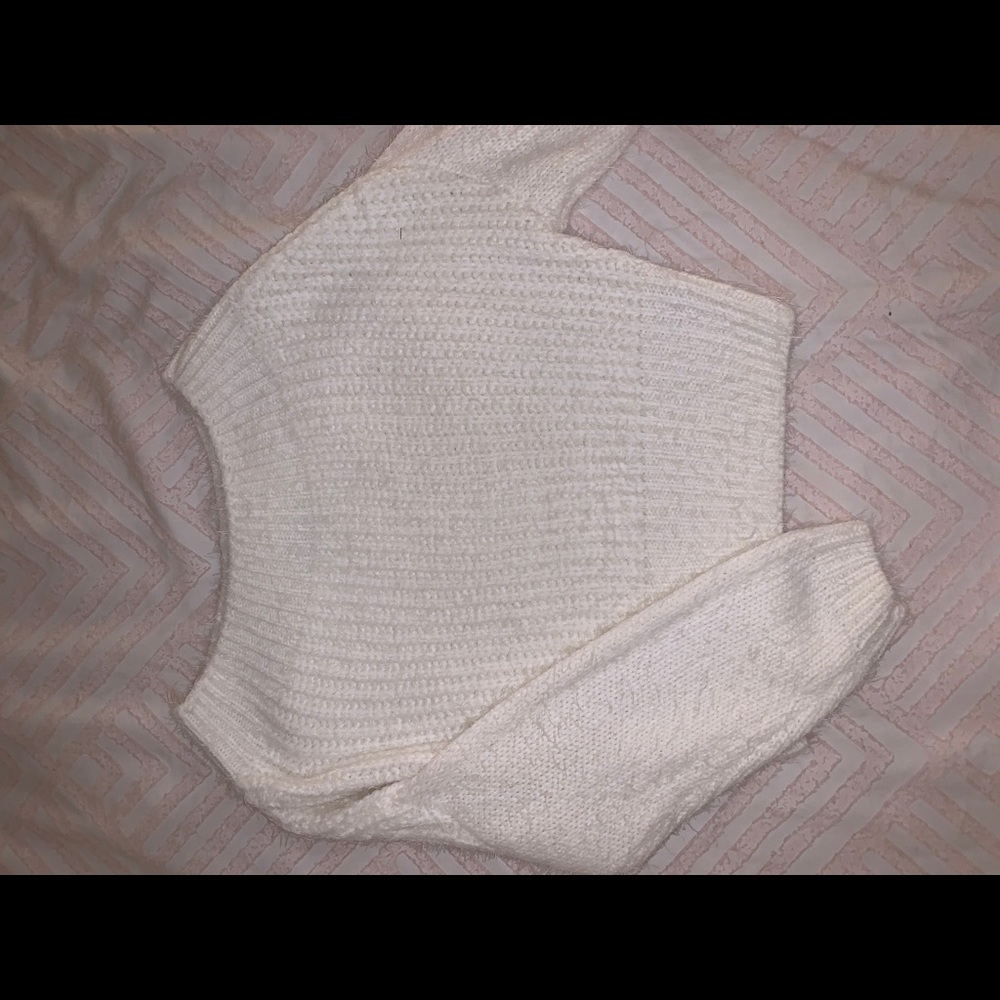 Off the Shoulder Soft Knit Sweater